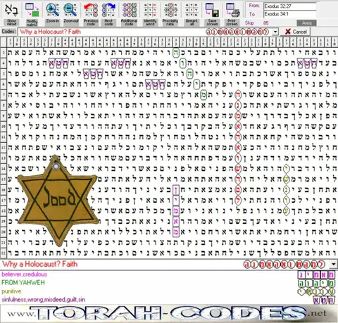 Torah Code matrix: Why a Holocaust, Faith
