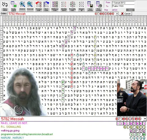 Torah Code matrix: 5782 Messiah