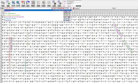 Torah Code matrix: RayEl Mahdi He Is