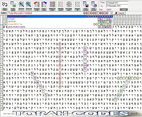 Torah Code matrix: Indeed Messiah Verified