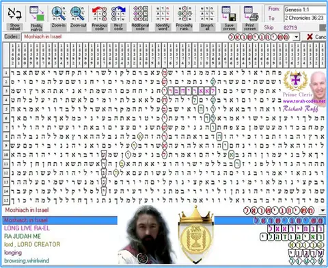 Torah Code matrix: Messiah in Israel