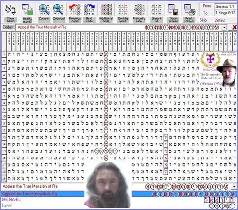 Torah Code matrix: True Messiah
