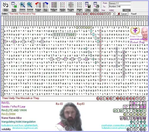 Torah Code matrix: Verify the Messiah