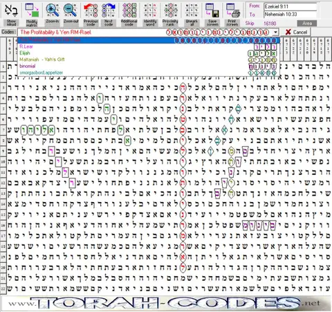 Torah Code matrix: Profitability