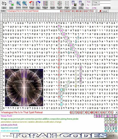 Torah Code matrix: Spirit Retreat