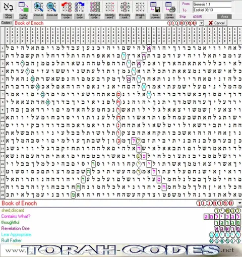 Torah Code matrix: Book of Enoch