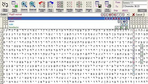 Torah Code matrix: RayEl Return