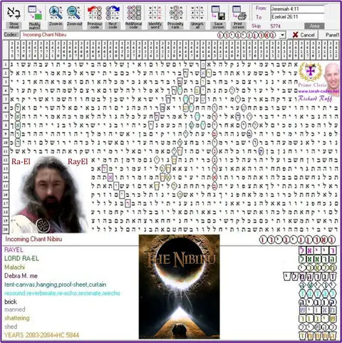 Torah Code matrix: Incoming Nibiru